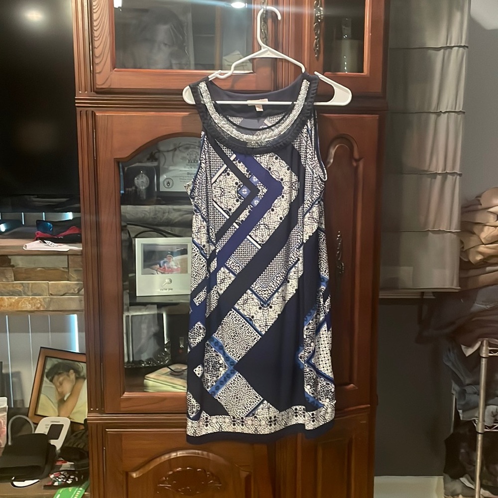 Navy blue dress